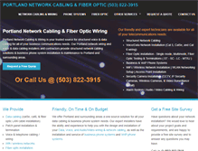 Tablet Screenshot of portland-cabling.com
